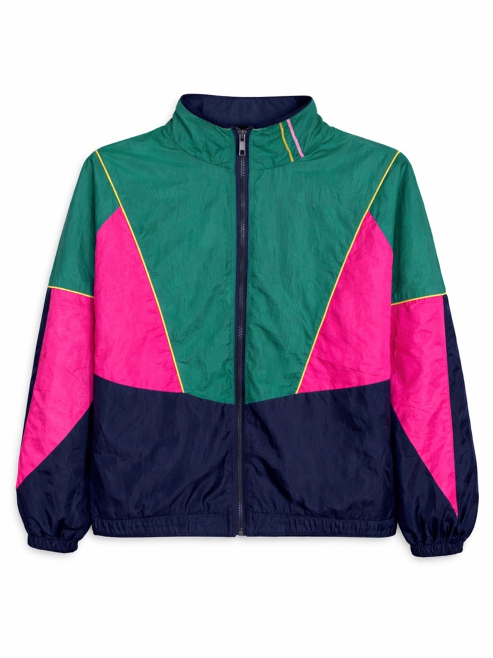 Vintage 90s Active Exposure Colorblock Windbreaker Jacket Women’s L Blokecore